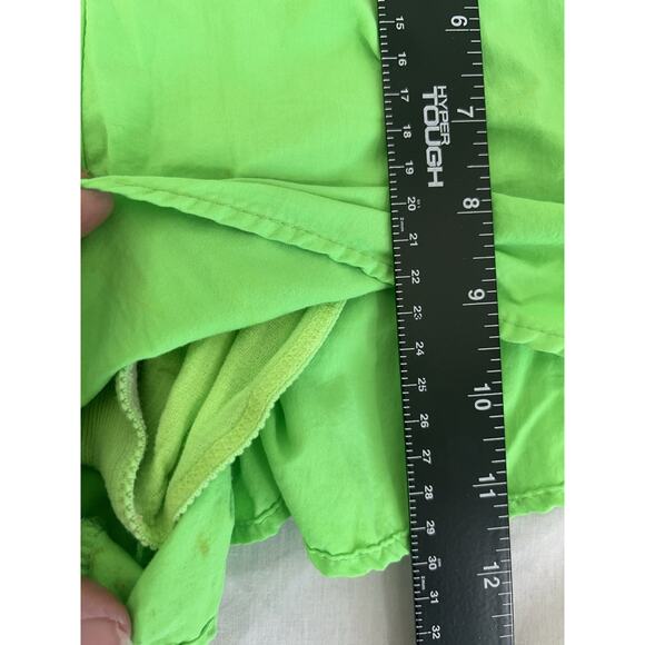 Women’s Running Athletic‎ Shorts MOVING COMFORT Sz S Neon Green with green liner - Picture 9 of 9